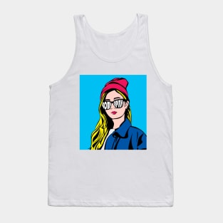 девушка Tank Top